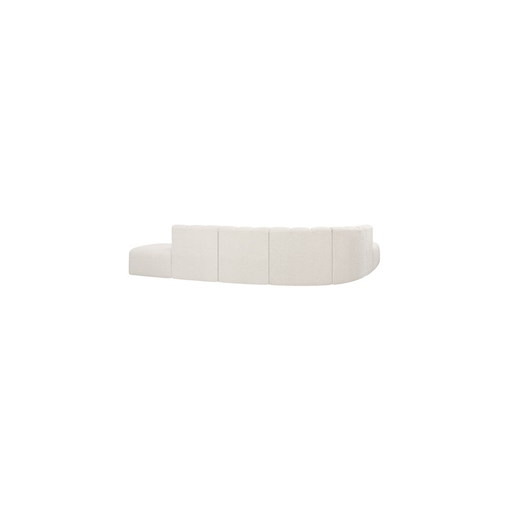 Arc Cream Boucle Fabric Modular Sofa