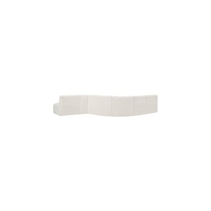 Arc Cream Boucle Fabric Modular Sofa