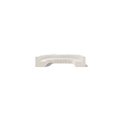 Arc Cream Boucle Fabric Modular Sofa