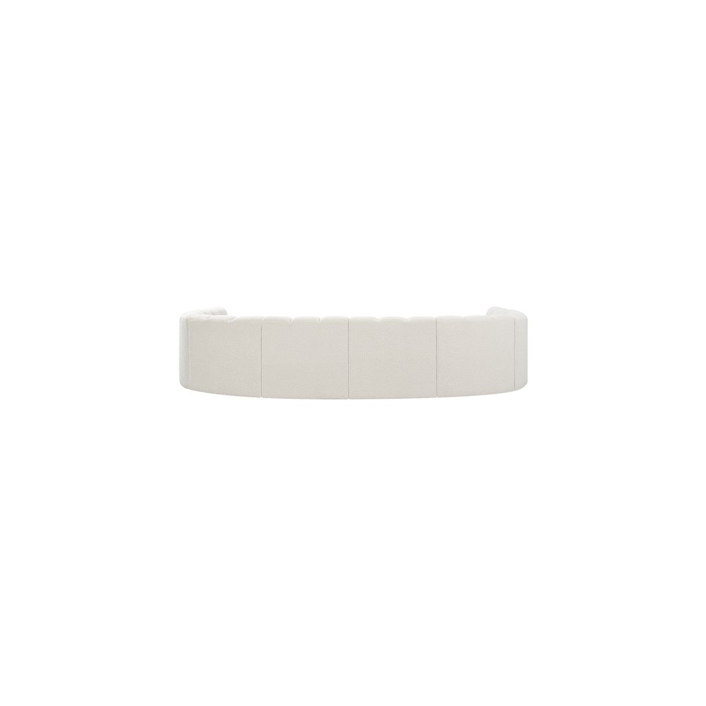 Arc Cream Boucle Fabric Modular Sofa