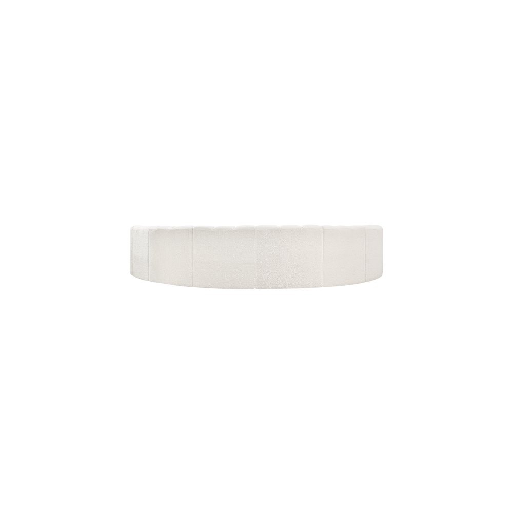 Arc Cream Boucle Fabric Modular Sofa