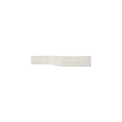 Arc Cream Boucle Fabric Modular Sofa