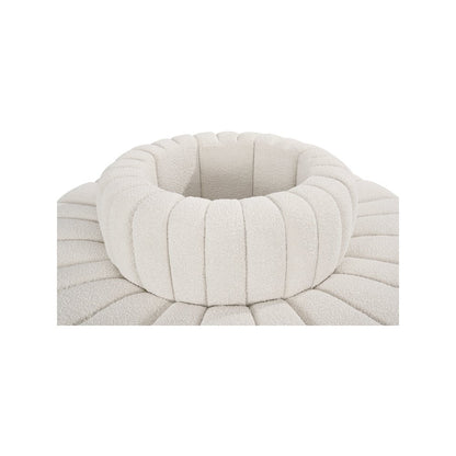 Arc Cream Boucle Fabric Modular Sofa