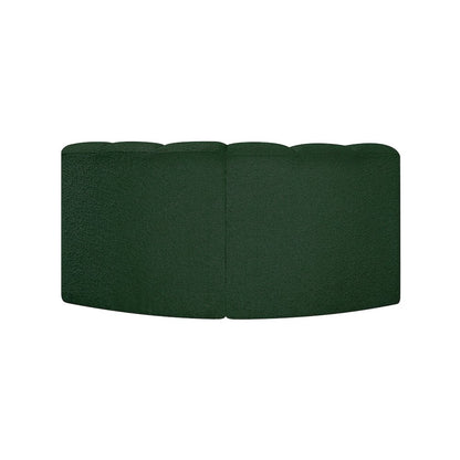 Arc Green Boucle Fabric Modular Sofa
