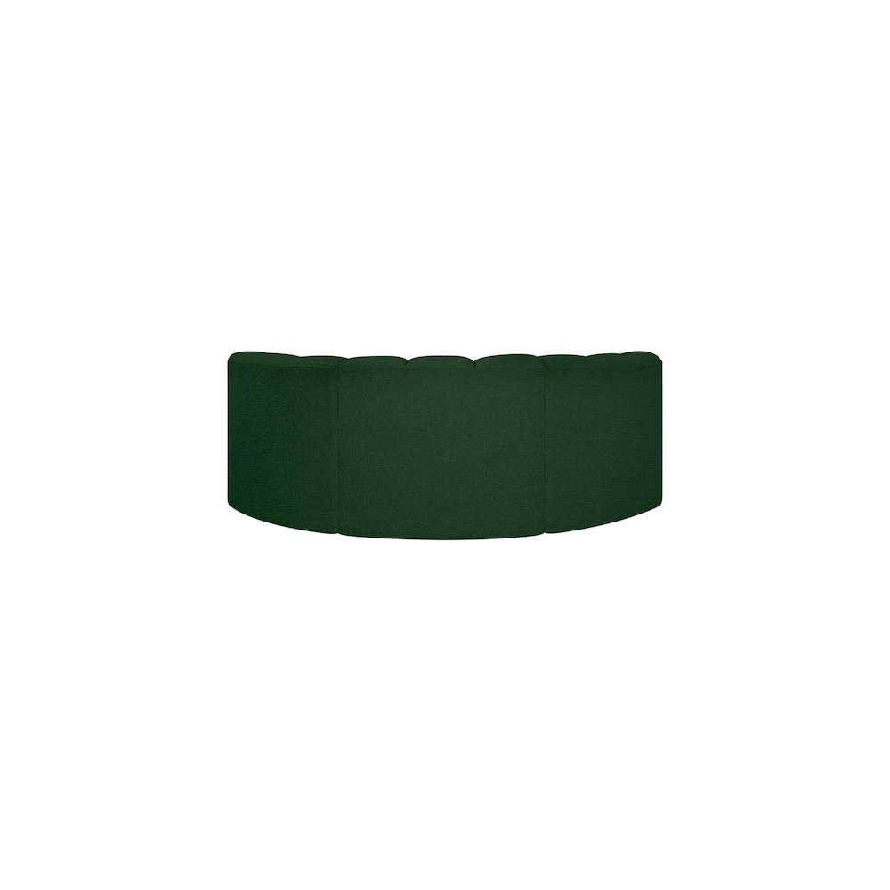 Arc Green Boucle Fabric Modular Sofa