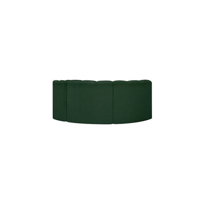 Arc Green Boucle Fabric Modular Sofa