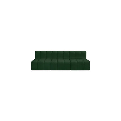Arc Green Boucle Fabric Modular Sofa