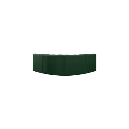 Arc Green Boucle Fabric Modular Sofa