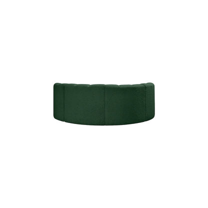Arc Green Boucle Fabric Modular Sofa