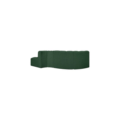 Arc Green Boucle Fabric Modular Sofa