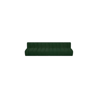 Arc Green Boucle Fabric Modular Sofa