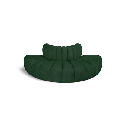 Arc Green Boucle Fabric Modular Sofa