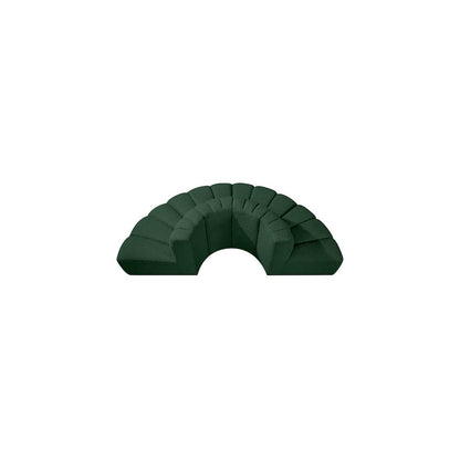 Arc Green Boucle Fabric Modular Sofa