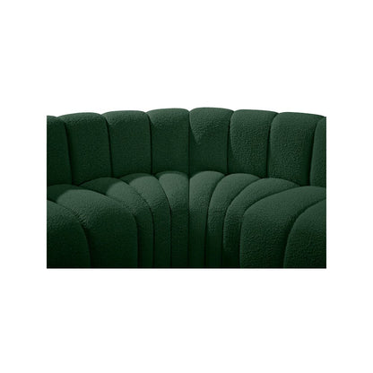 Arc Green Boucle Fabric Modular Sofa