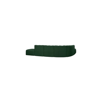 Arc Green Boucle Fabric Modular Sofa