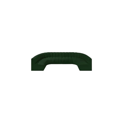 Arc Green Boucle Fabric Modular Sofa