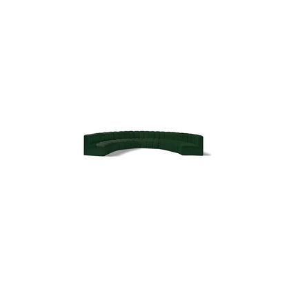 Arc Green Boucle Fabric Modular Sofa