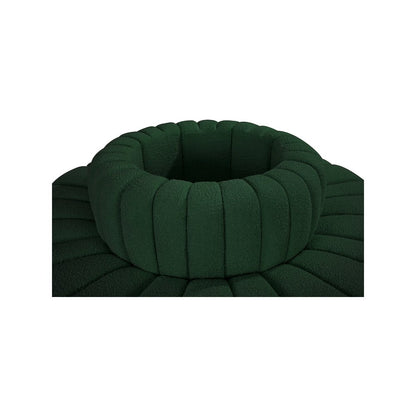 Arc Green Boucle Fabric Modular Sofa