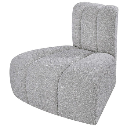 Arc Grey Boucle Fabric Reverse Corner