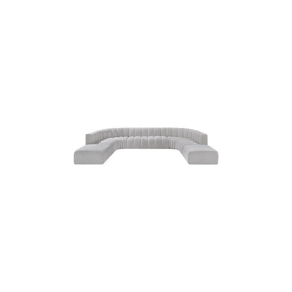Arc Grey Boucle Fabric Modular Sofa