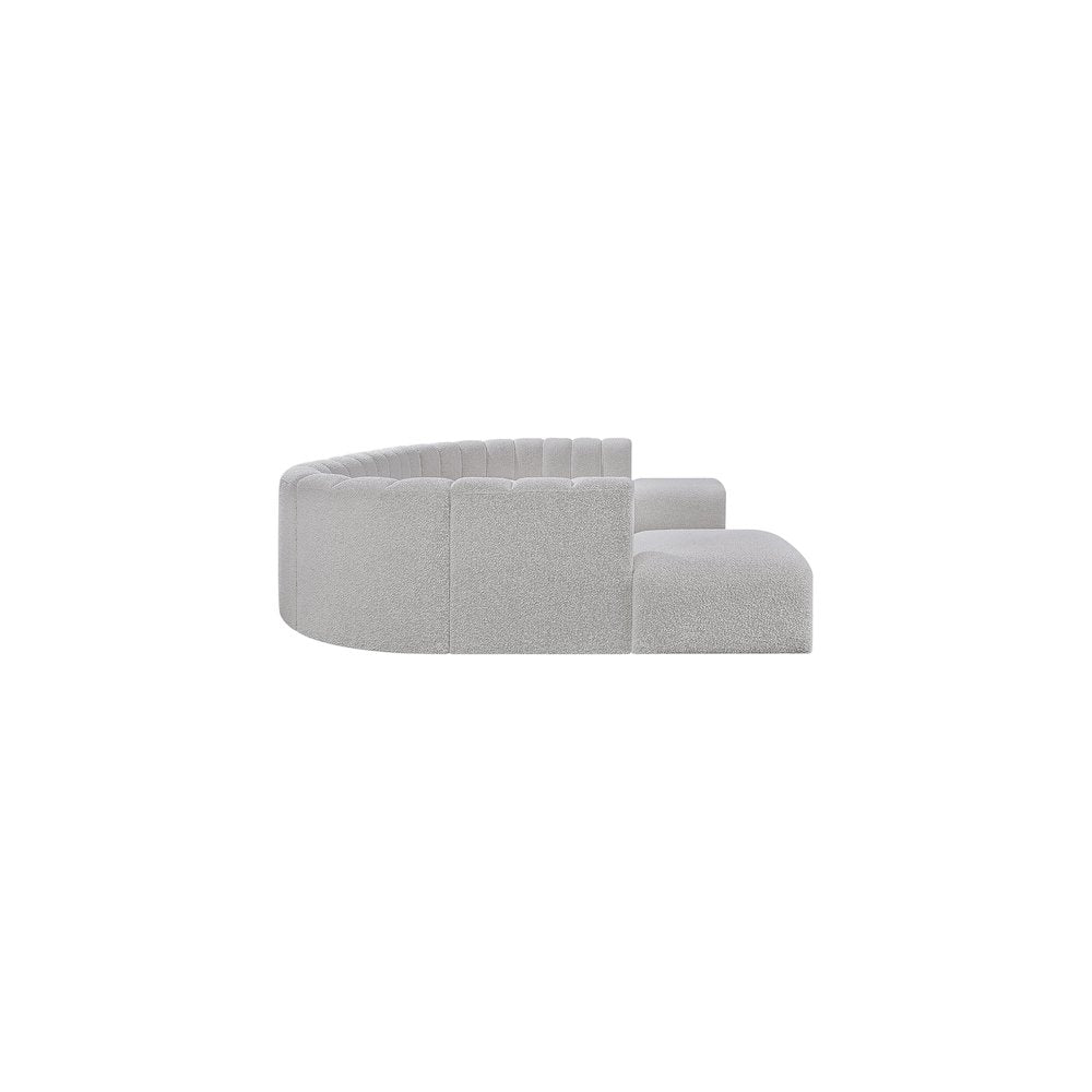 Arc Grey Boucle Fabric Modular Sofa