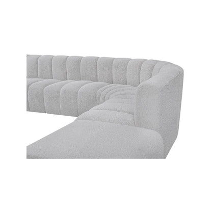 Arc Grey Boucle Fabric Modular Sofa