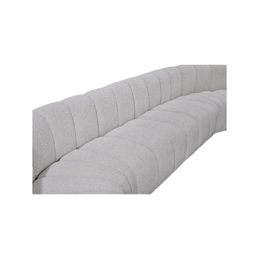 Arc Grey Boucle Fabric Modular Sofa