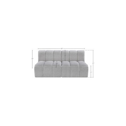 Arc Grey Boucle Fabric Modular Sofa