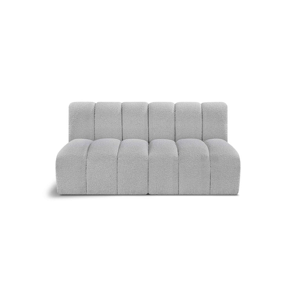 Arc Grey Boucle Fabric Modular Sofa