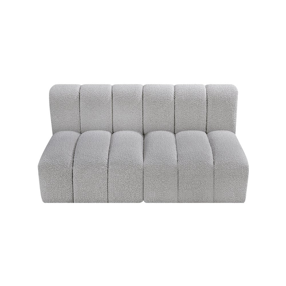 Arc Grey Boucle Fabric Modular Sofa