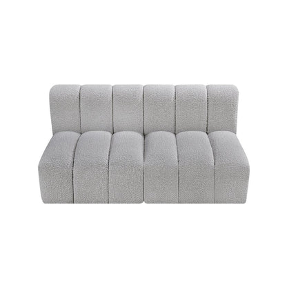 Arc Grey Boucle Fabric Modular Sofa