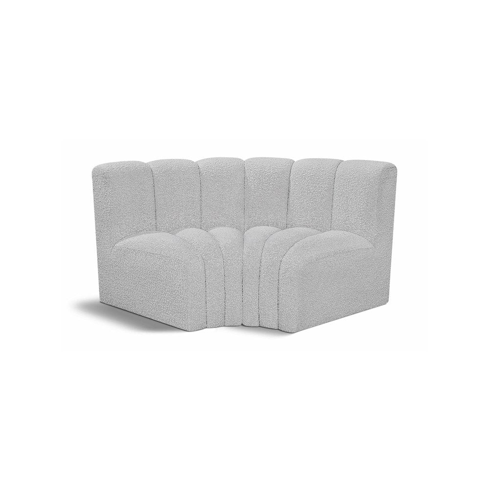 Arc Grey Boucle Fabric Modular Sofa