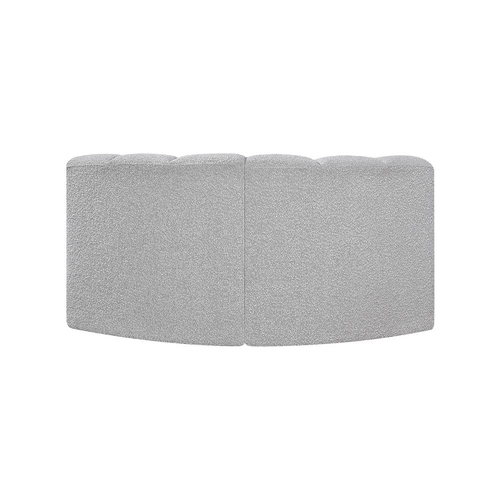 Arc Grey Boucle Fabric Modular Sofa