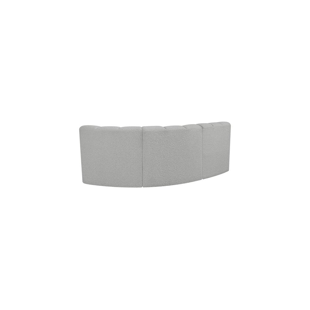 Arc Grey Boucle Fabric Modular Sofa