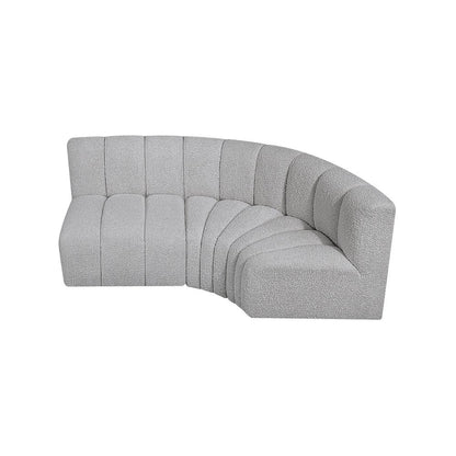 Arc Grey Boucle Fabric Modular Sofa