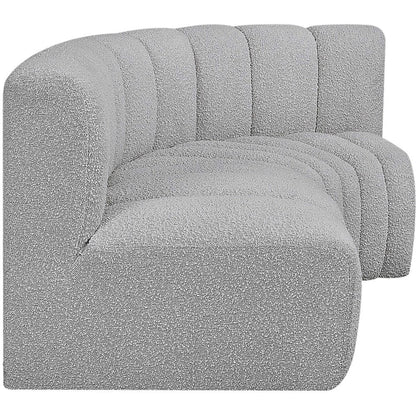 Arc Grey Boucle Fabric Modular Sofa