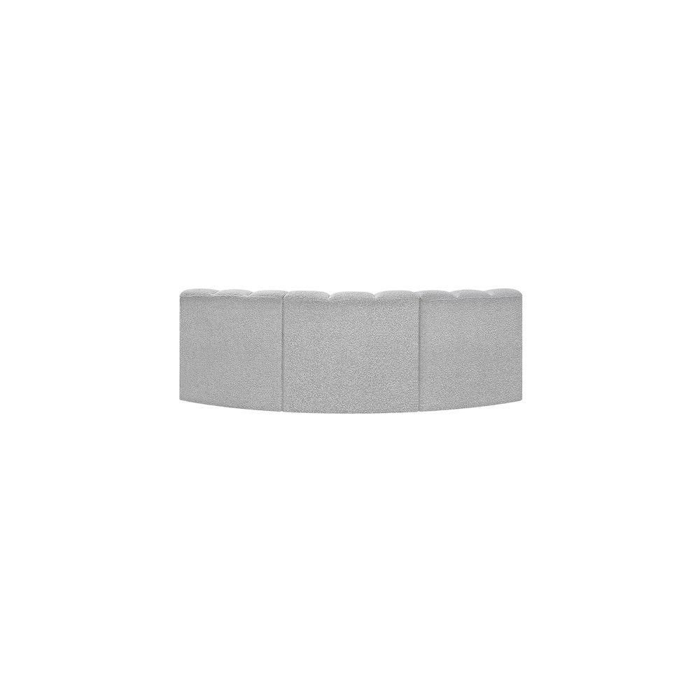 Arc Grey Boucle Fabric Modular Sofa