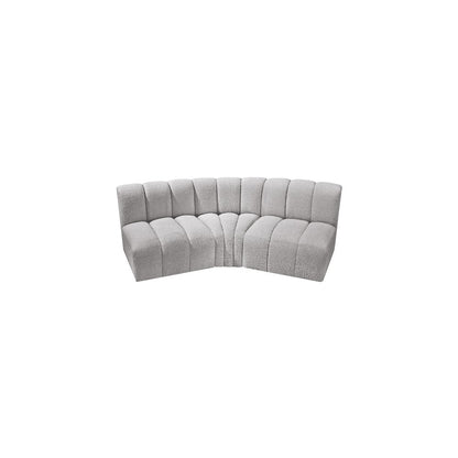 Arc Grey Boucle Fabric Modular Sofa