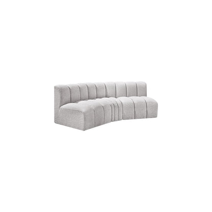 Arc Grey Boucle Fabric Modular Sofa