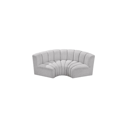Arc Grey Boucle Fabric Modular Sofa