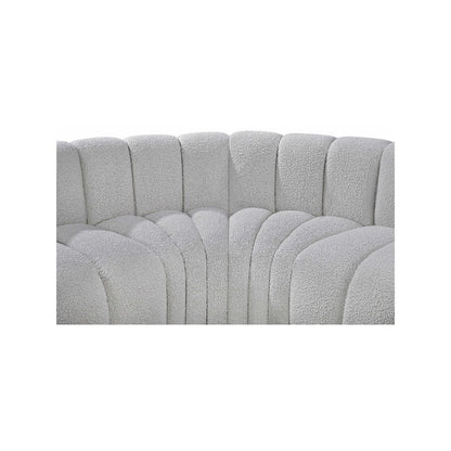 Arc Grey Boucle Fabric Modular Sofa