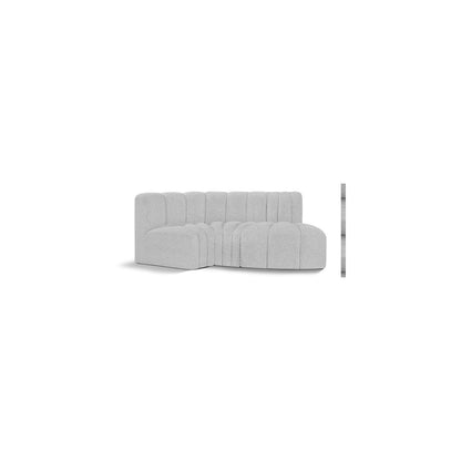 Arc Grey Boucle Fabric Modular Sofa