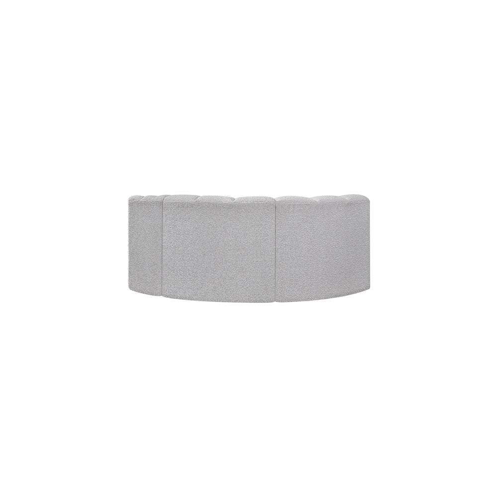 Arc Grey Boucle Fabric Modular Sofa