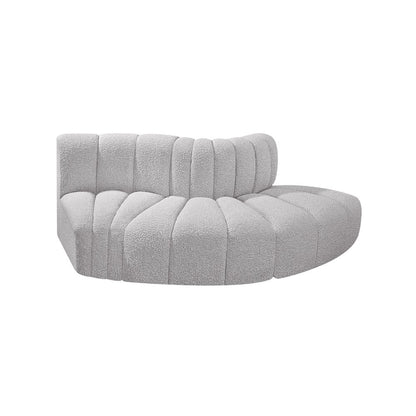 Arc Grey Boucle Fabric Modular Sofa