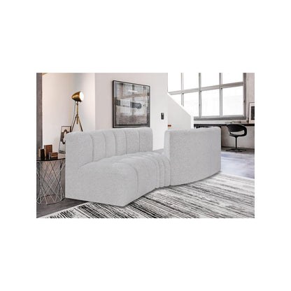 Arc Grey Boucle Fabric Modular Sofa