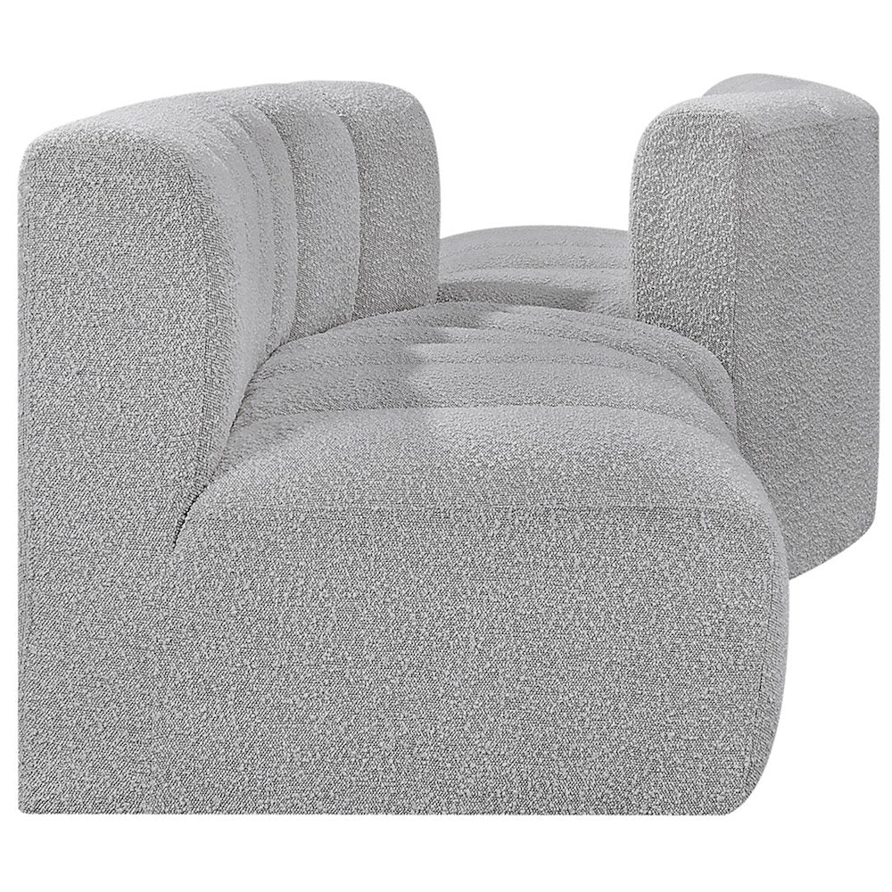 Arc Grey Boucle Fabric Modular Sofa