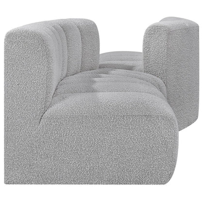 Arc Grey Boucle Fabric Modular Sofa
