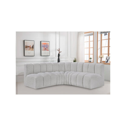Arc Grey Boucle Fabric Modular Sofa