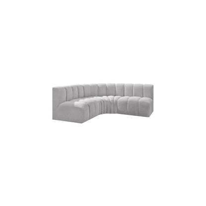 Arc Grey Boucle Fabric Modular Sofa