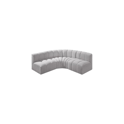 Arc Grey Boucle Fabric Modular Sofa